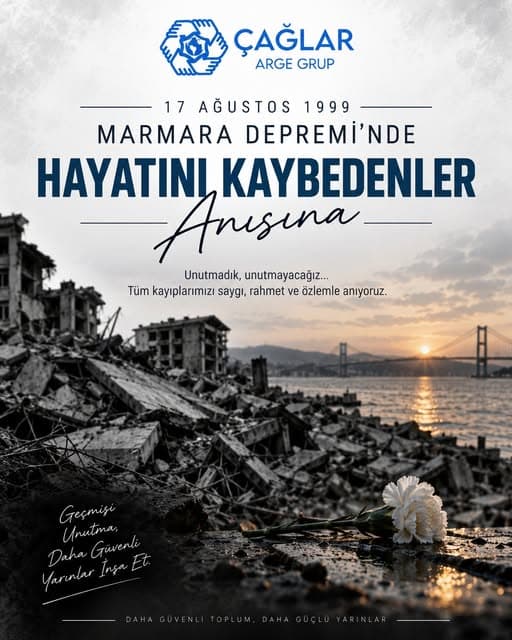 17 Ağustos 1999 Marmara Depremi’ni anıyoruz